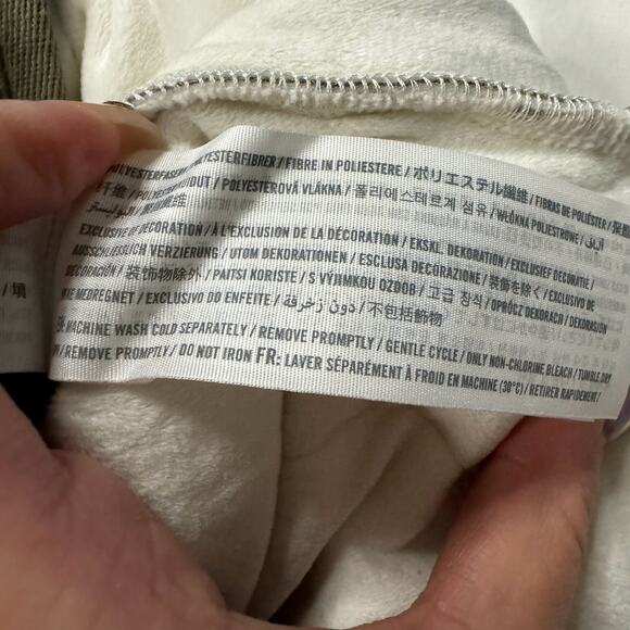 Abercrombie & Fitch Quilted Sherpa jacket coat L NWT - Picture 9 of 9